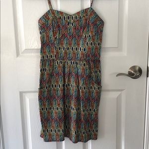 Mossimo Supply Co. Structured Boho Print Sundress
